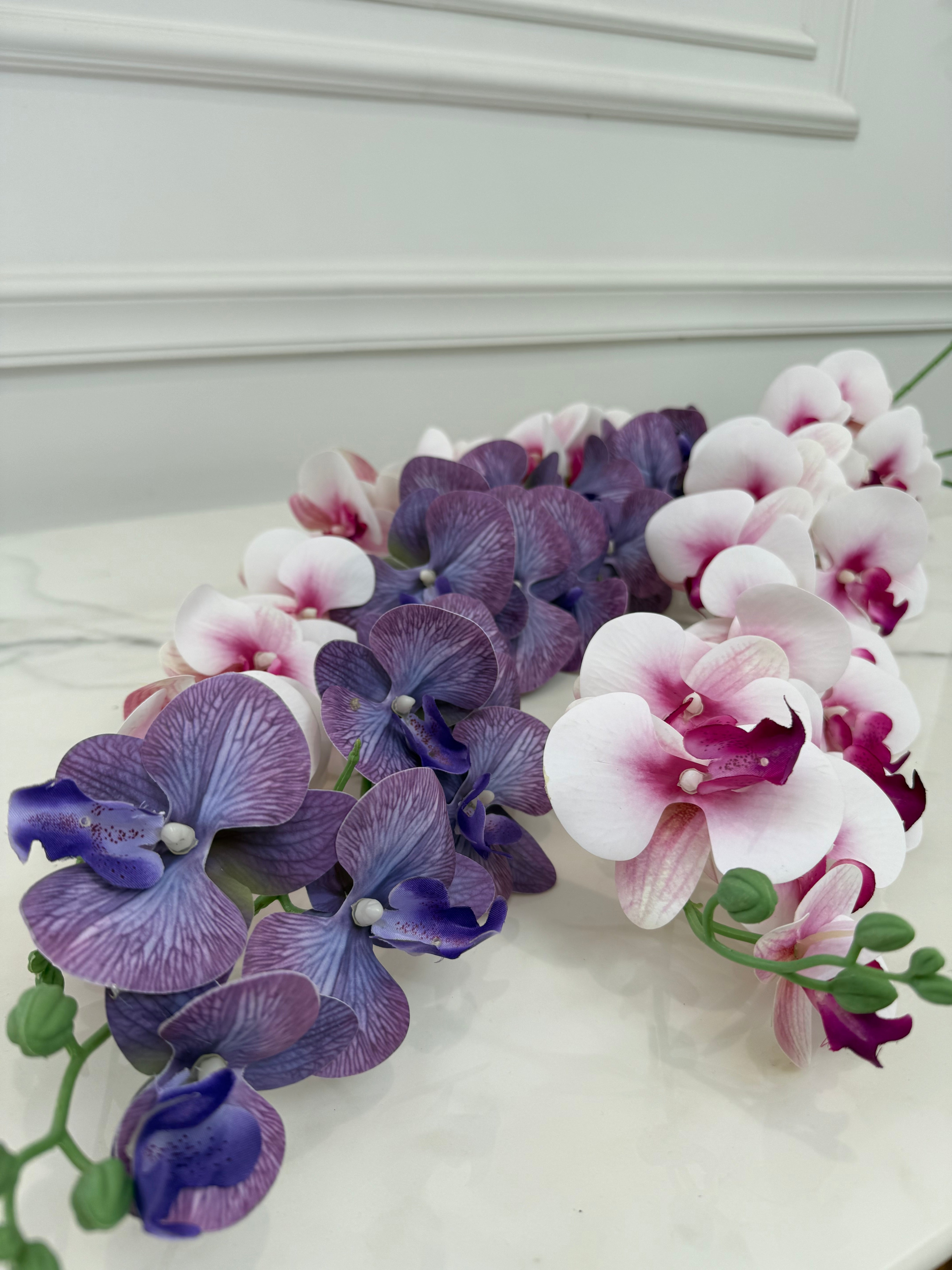 Fialová orchidea - 100 cm