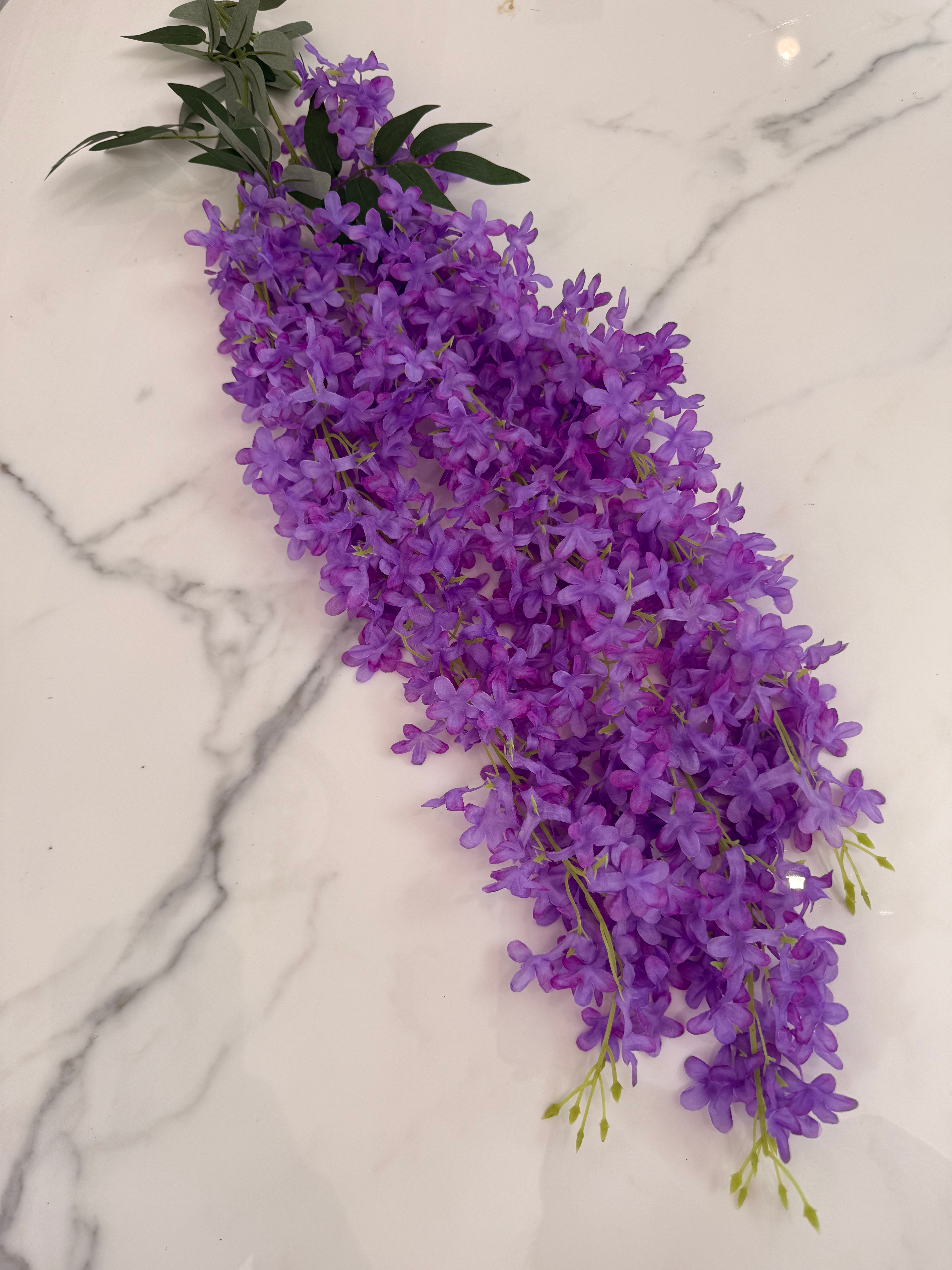 Fialová vistéria 80 cm